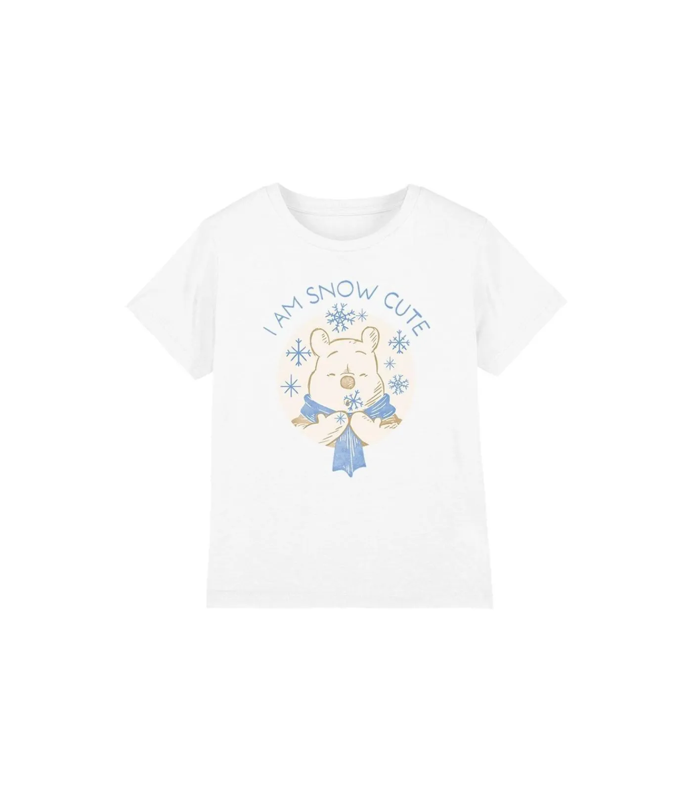 Hot I AM SNOW CUTE - T-shirt - Wit Kinderen T-Shirts & Polo's