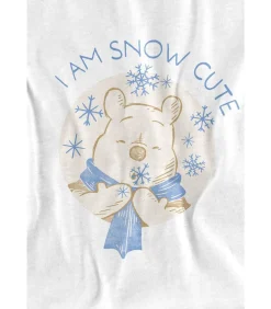 Hot I AM SNOW CUTE - T-shirt - Wit Kinderen T-Shirts & Polo's