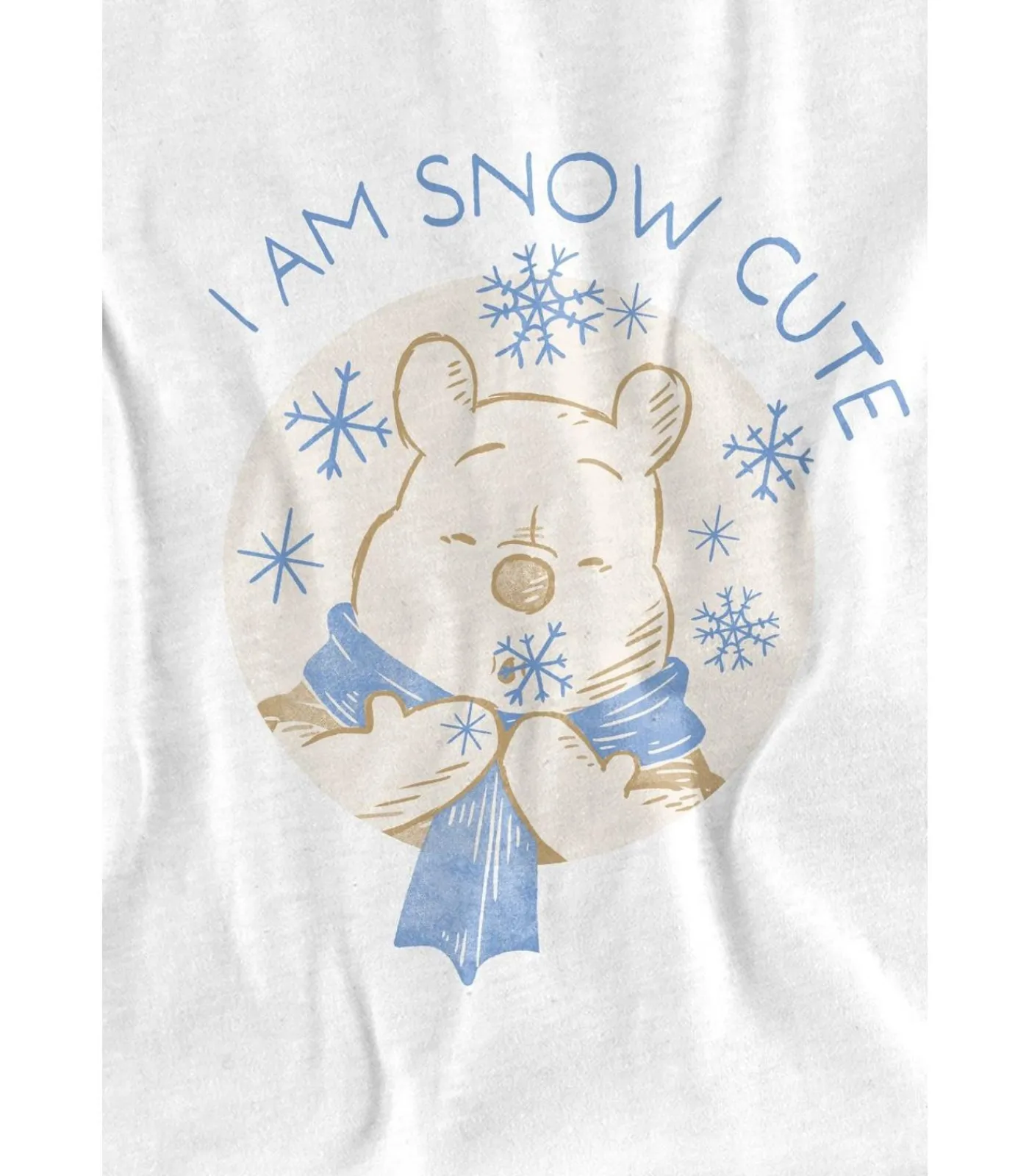 Hot I AM SNOW CUTE - T-shirt - Wit Kinderen T-Shirts & Polo's
