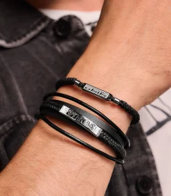 Heren Amor Identiteitsarmband voor mannen en vrouwen, unisex, roestvrij staal