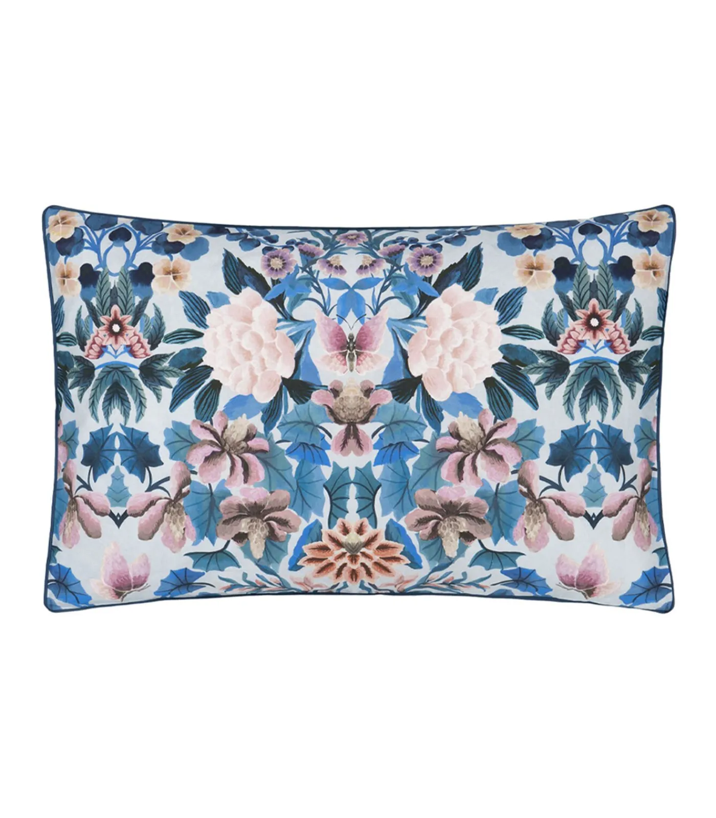 Ikebana Damask - Kussensloop in katoen perkal met print Kussenslopen