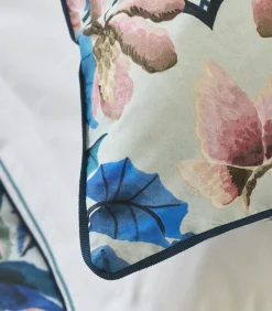 Ikebana Damask - Kussensloop in katoen perkal met print Kussenslopen