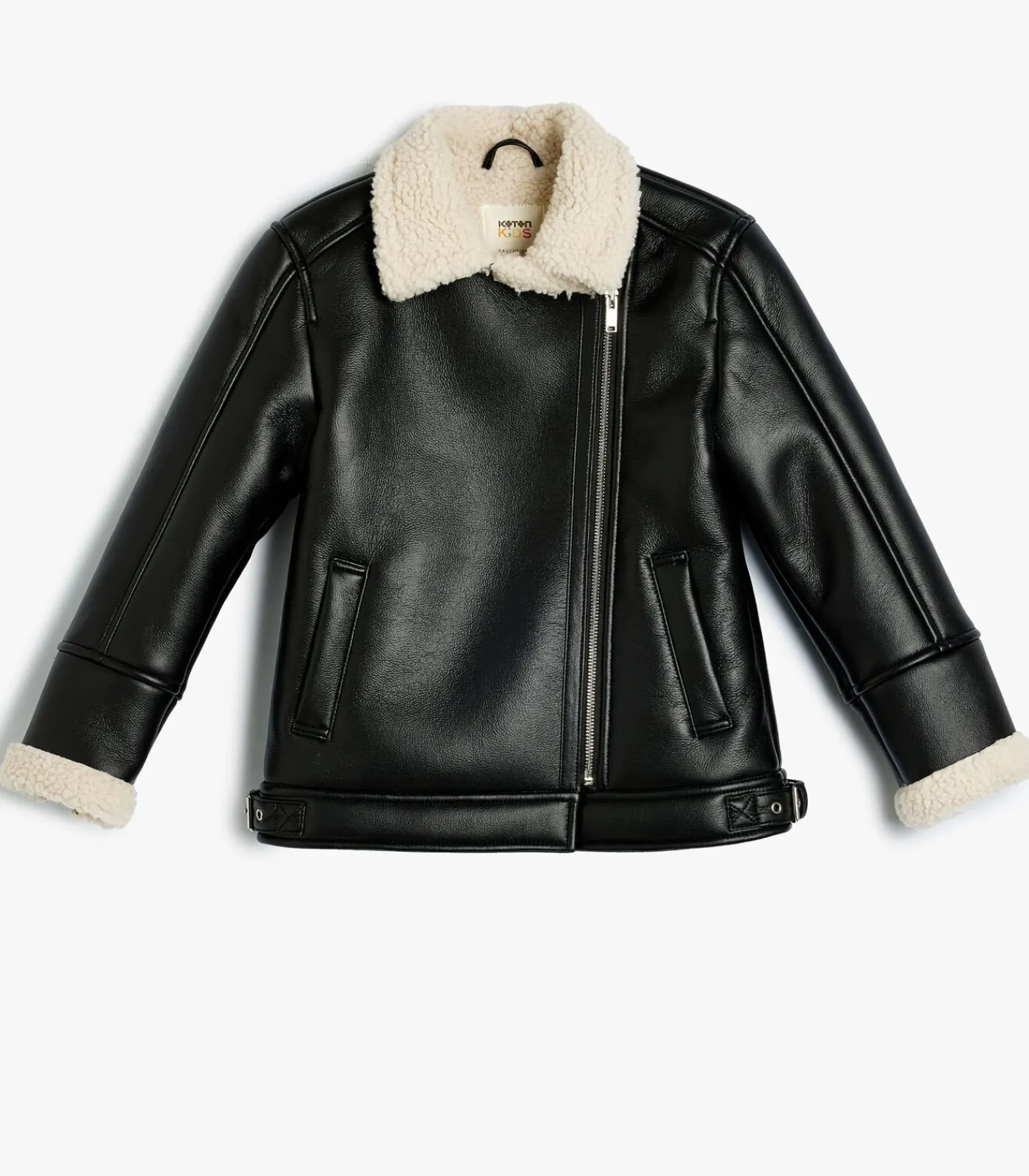 Imitatieleer Normale lengte Jasje Kinderen Jassen