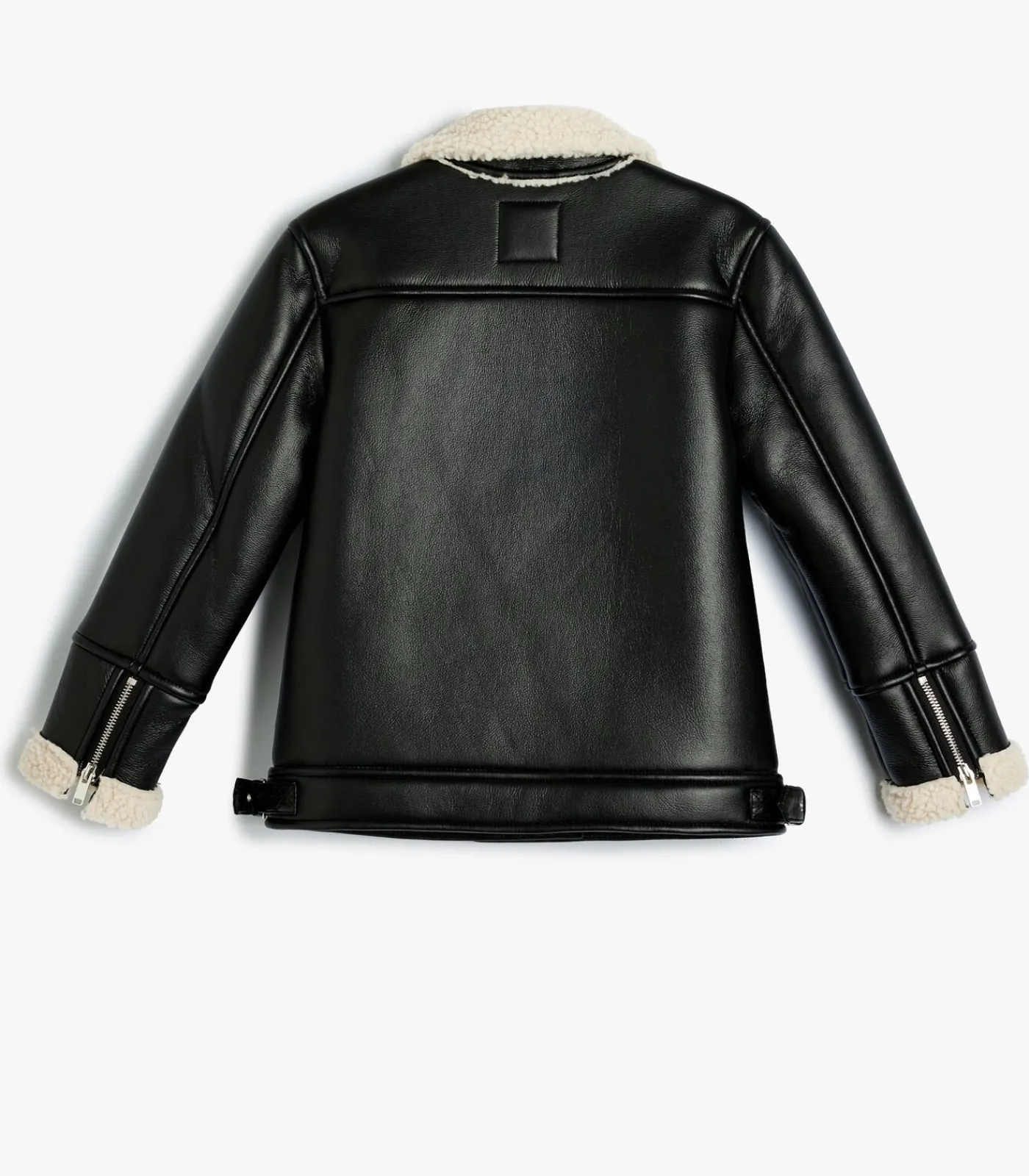 Imitatieleer Normale lengte Jasje Kinderen Jassen