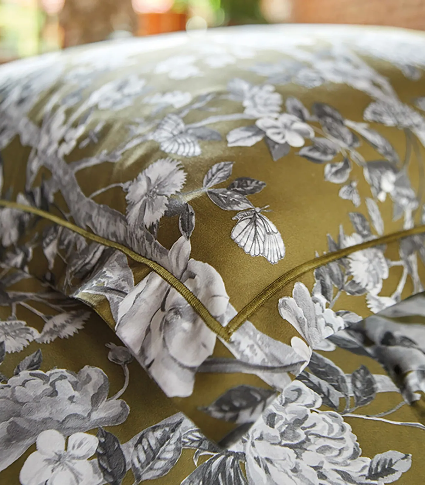 Outlet IMPERIAL Olive - Hoeslaken Satijn katoen Hoeslakens