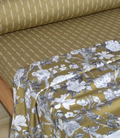 Best IMPERIAL Olive - Laken Satijn katoen Lakens