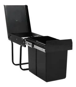 vidaXL Inbouwprullenbak uittrekbaar soft-close 20 L