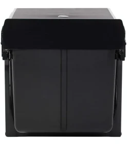 vidaXL Inbouwprullenbak uittrekbaar soft-close 48 L