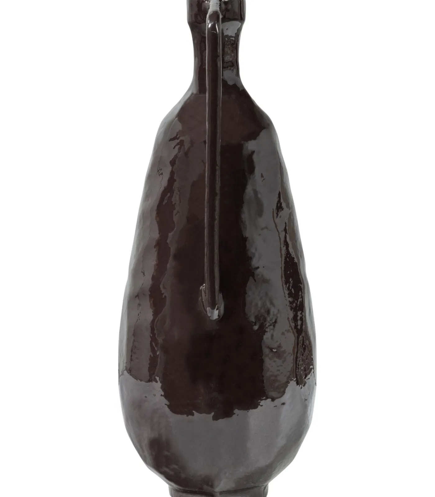 WOOOD Indre Vaas - Aluminium - Bruin - 36x18x16