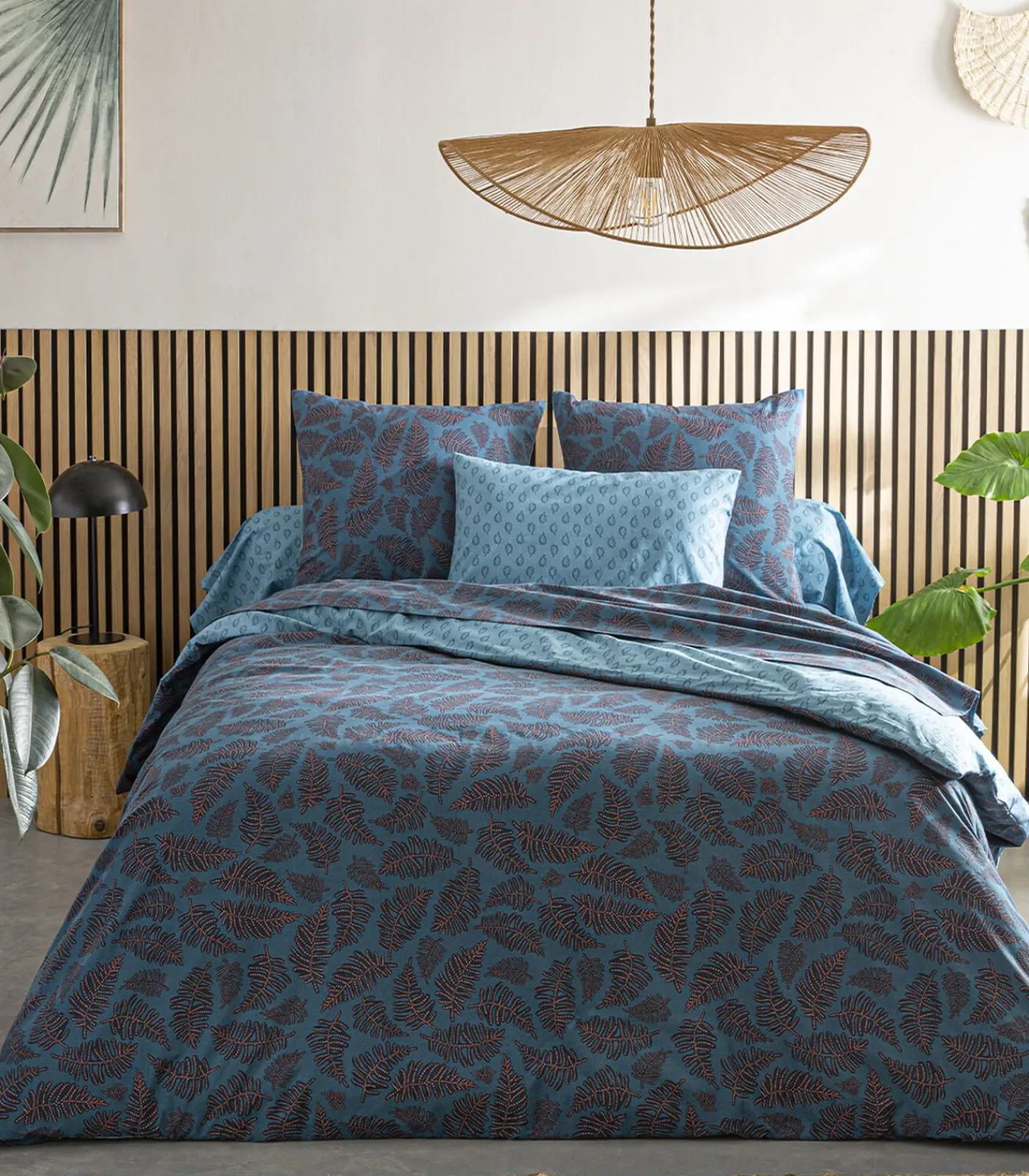 Online Iris - Laken van bamboe met print Lakens