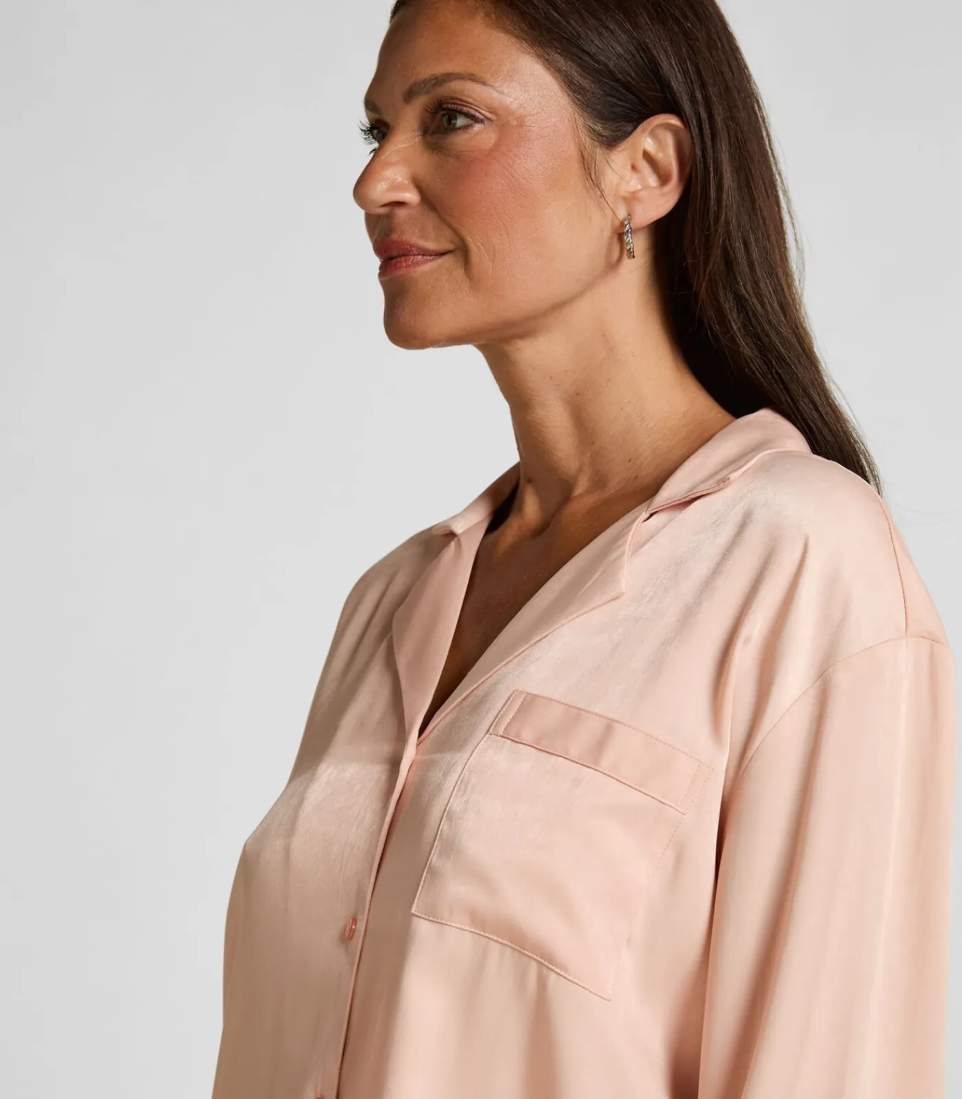 DAMES Hunkemöller Jacket lange mouwen Satijn Ayla