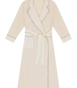 Online Jacquard badjas van microfleece en viscose GABRIELLE 660 DAMES Badjassen