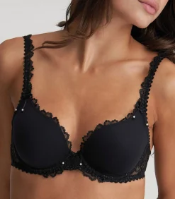 DAMES MARIE JO JANE zwart voorgevormde bh - hartvorm