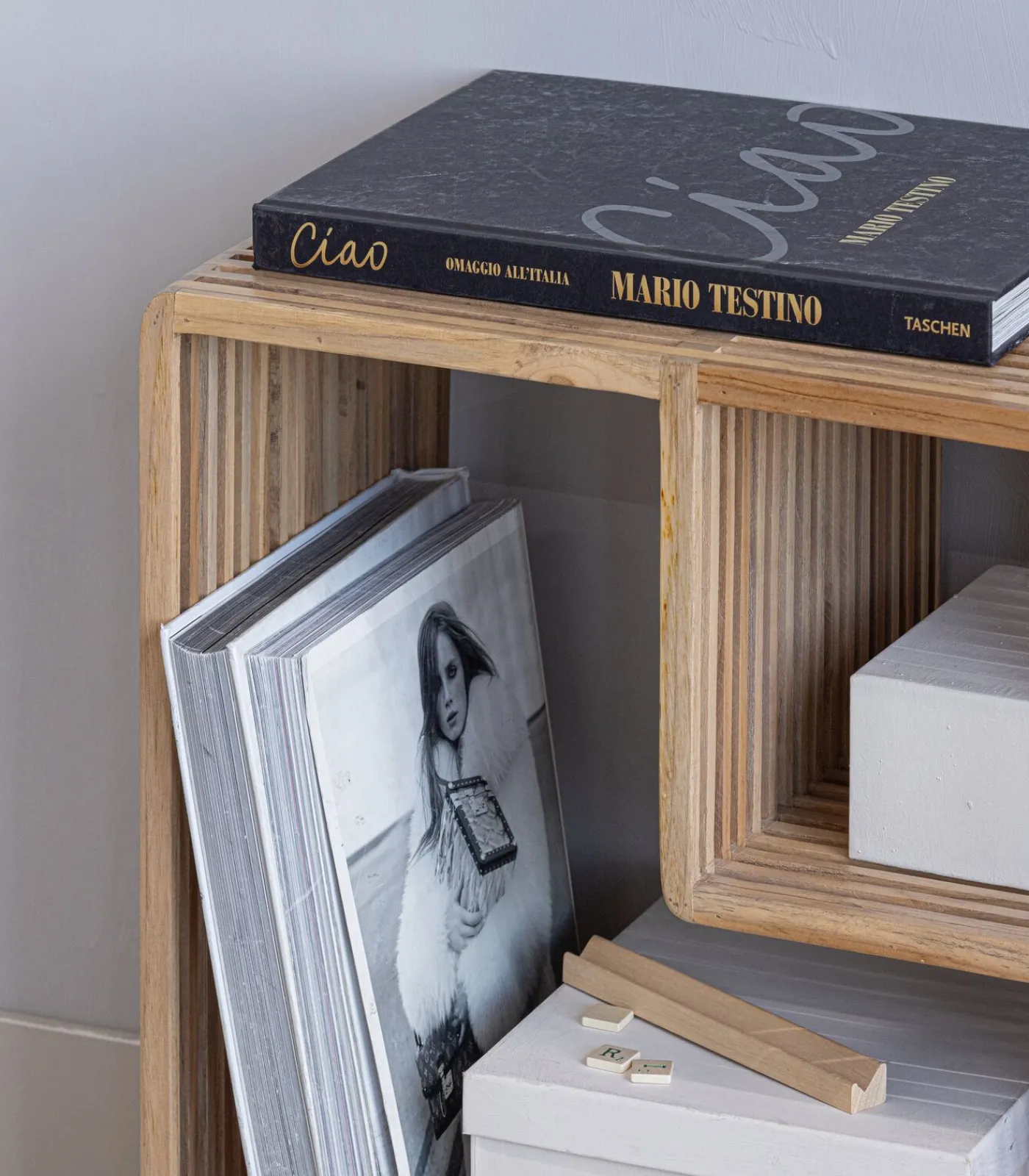 Discount Jasmijn Sidetable Recycled Teak - Naturel - 55x55x30 Tafels