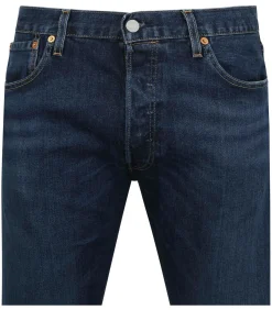Discount Jeans 501 Original Navy Heren Jeans
