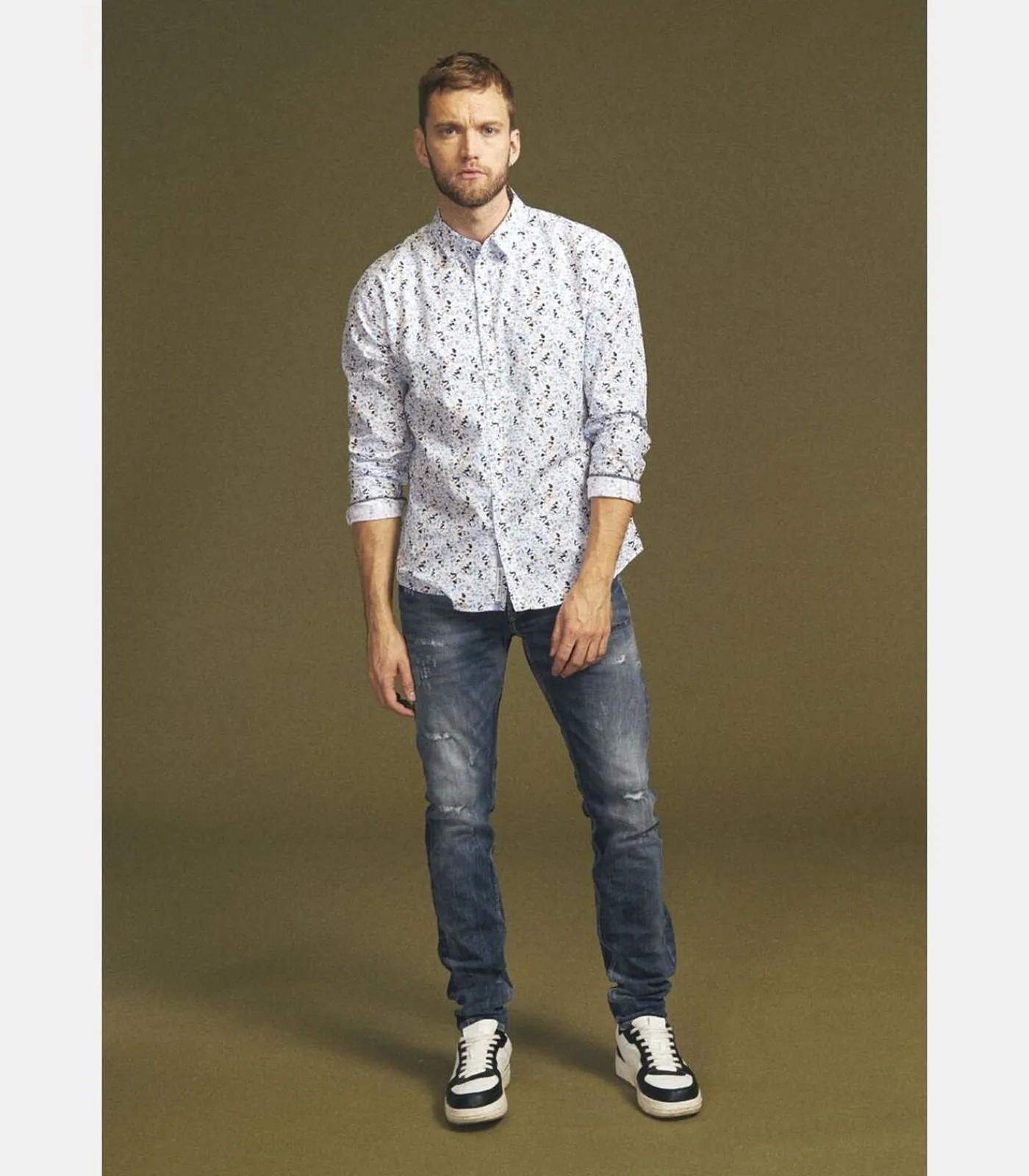 Hot Jeans adjusted stretch 700/11, lengte 34 Heren Jeans