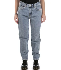 DAMES AMISH Jeans Lizzie Denim Real Stone Azzurro