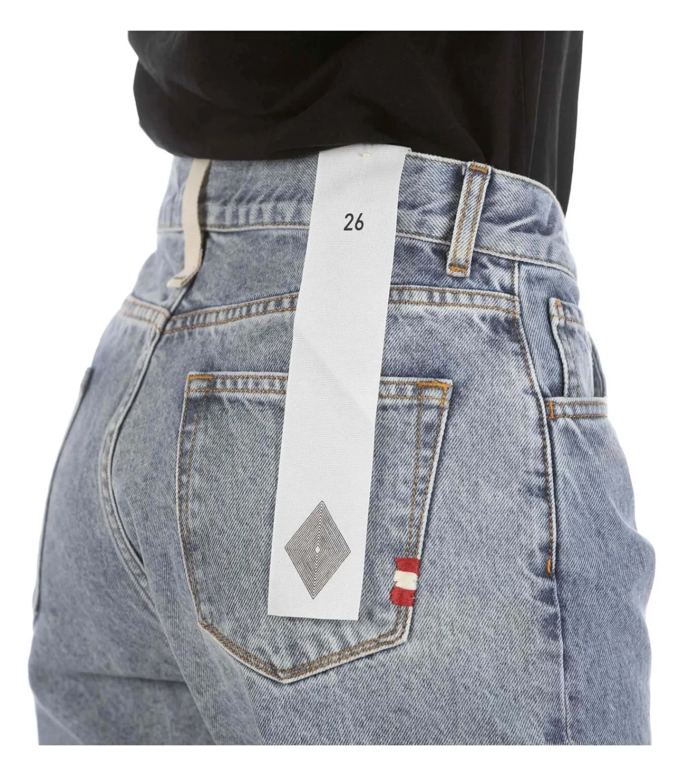 DAMES AMISH Jeans Lizzie Denim Real Stone Azzurro