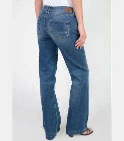 Sale Jeans flare flare, lengte 34 DAMES Jeans
