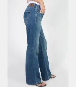 Sale Jeans flare flare, lengte 34 DAMES Jeans
