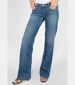Sale Jeans flare flare, lengte 34 DAMES Jeans