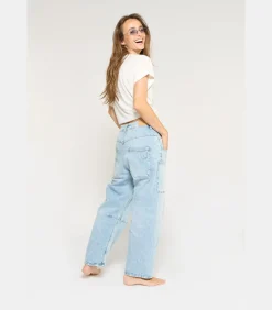 Outlet Jeans loose, wijd MADIENEO, lengte 34 DAMES Jeans