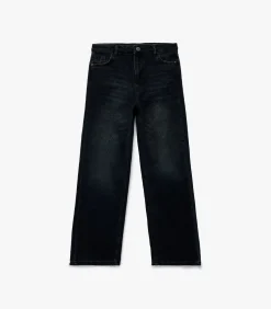Kinderen Koton Jeans Meisjes Donkerblauw Wijde Pijpen met Zakdetail