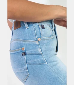 Outlet Jeans push-up regular hoge taille PULP, 7/8 DAMES Jeans