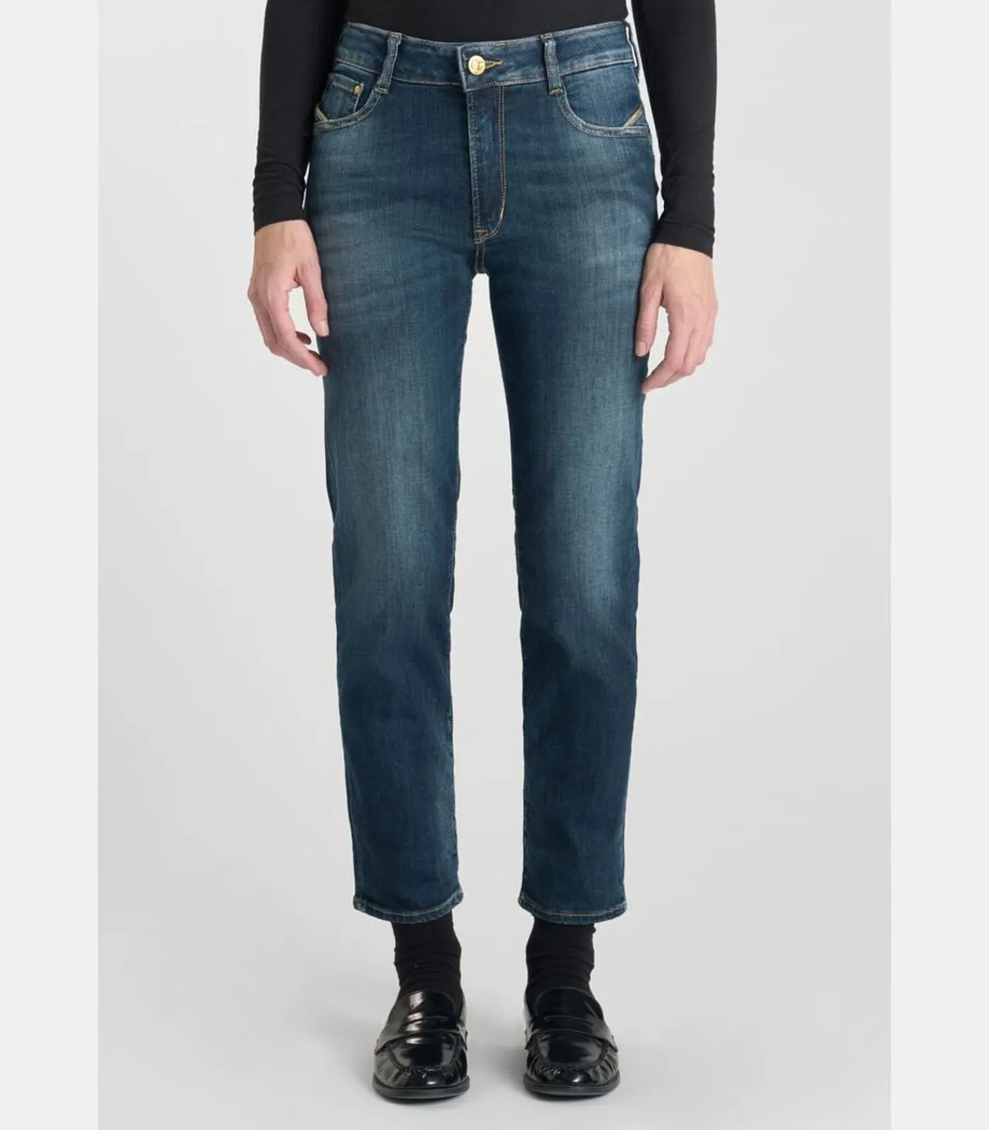 DAMES Le Temps des Cerises Jeans push-up slim hoge taille PULP, 7/8