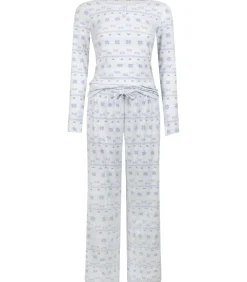 Best Jersey pyjamaset Fairisle DAMES Nachtmode