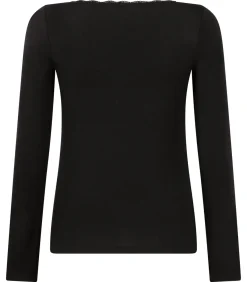 Outlet Jersey pyjamatop met lange mouwen DAMES Nachtmode