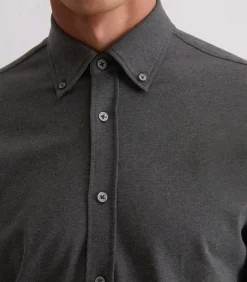 Discount Jersey shirt regular Heren Hemden