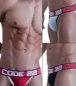 Outlet Jock-Strap Neon Pack x3 Heren Slips