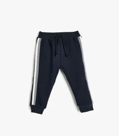 Kinderen Koton Jogger Strook Gedetailleerd Sweat Bottoms