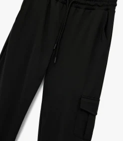 Outlet Joggingbroek met hoge taille en zakdetail DAMES Broeken & Shorts