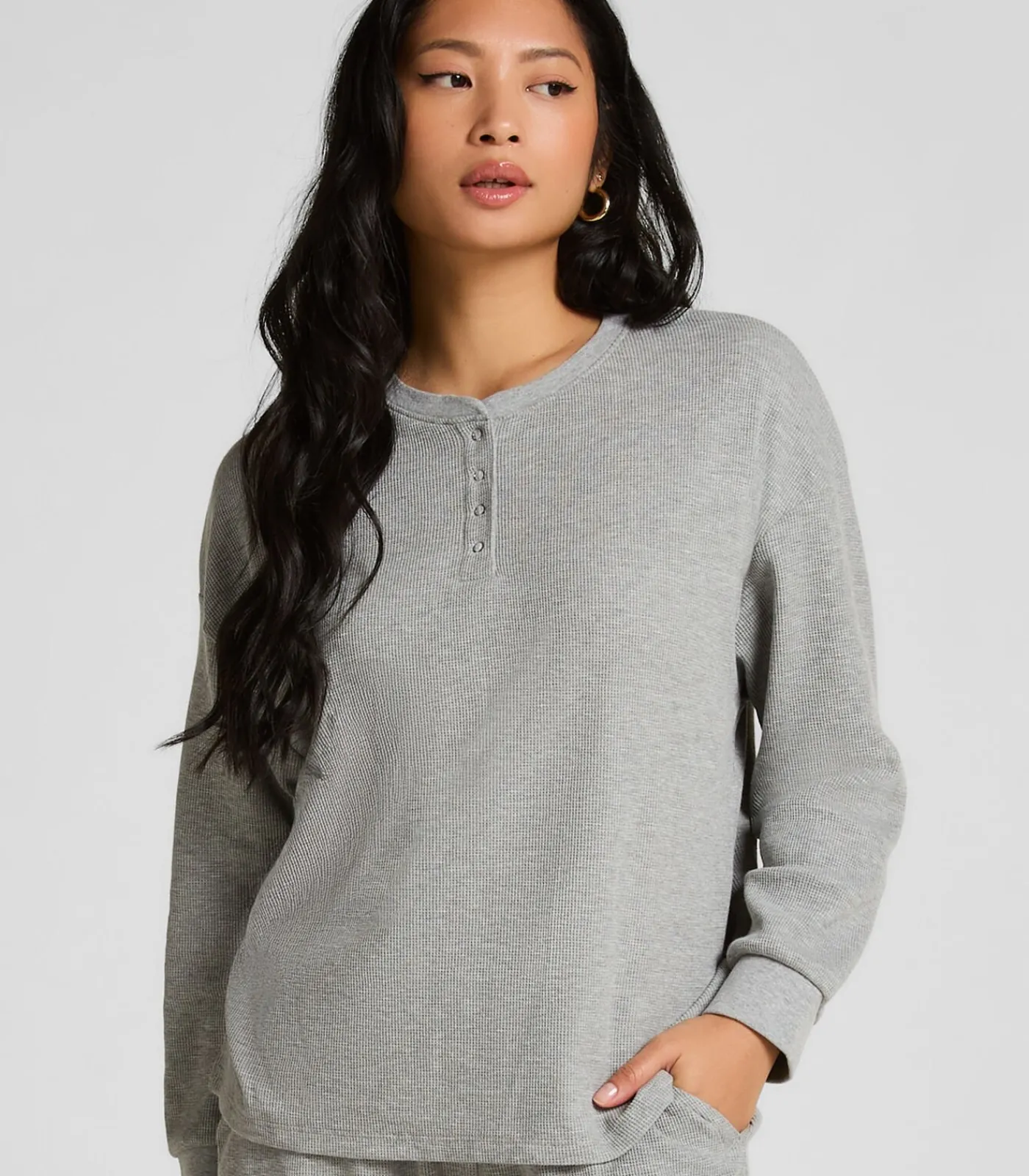 DAMES Hunkemöller Joggingbroek van wafelstof