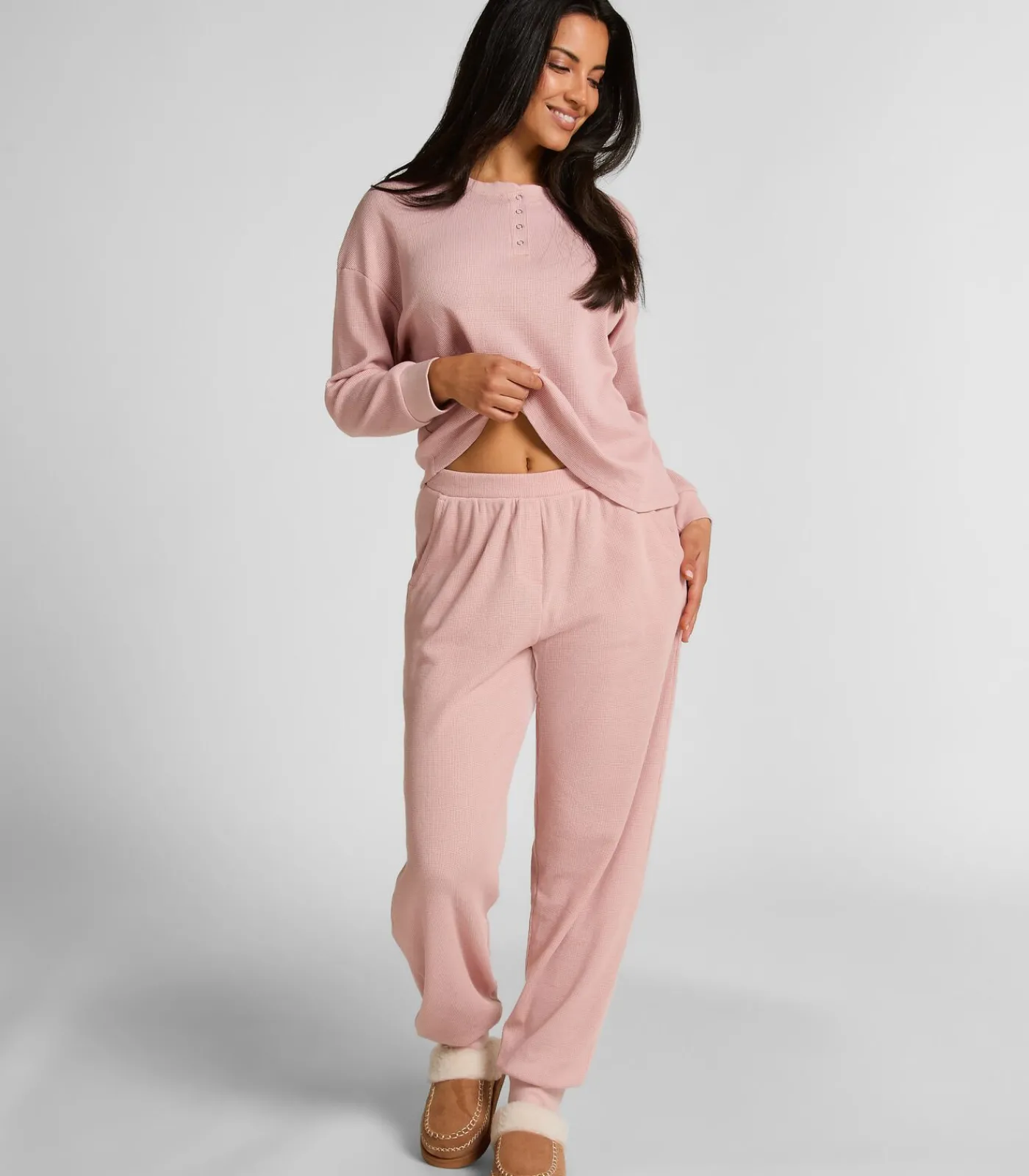 DAMES Hunkemöller Joggingbroek van wafelstof