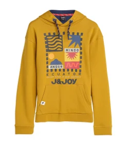 Outlet Jongens T-shirt met lange mouwen, Mindo-print en capuchon Kinderen T-Shirts & Polo's