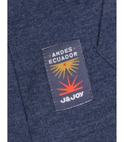 Kinderen J&JOY Jongens T-shirt met lange mouwen, veelkleurige streep en opstaande kraag