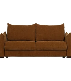 Jonne 3-Zits Slaapbank - Chennile - Bruin - 92x233x105 Zetels