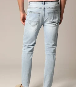 JOSUE - Herenjeans van licht denim Heren Jeans