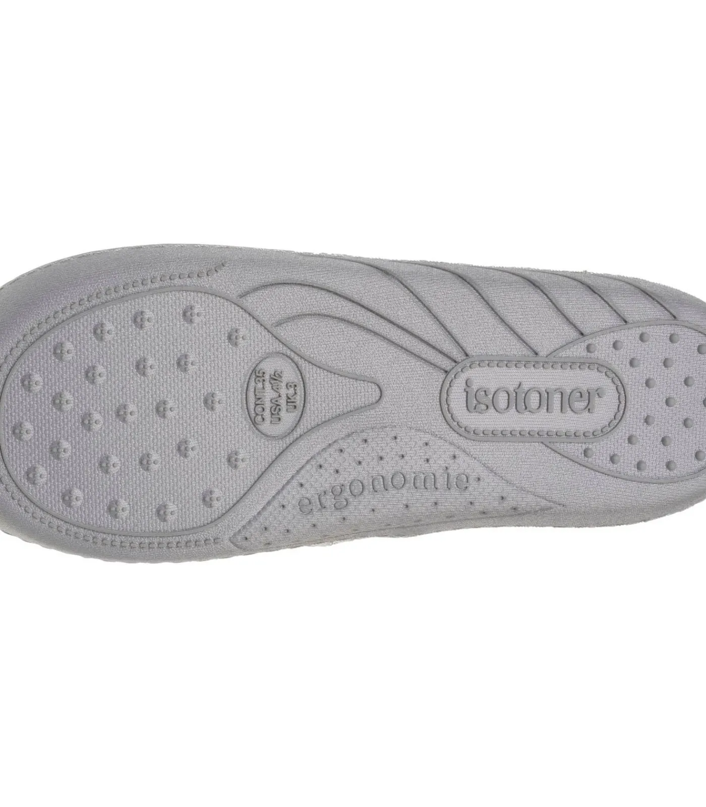 Kinderen ISOTONER Junior Arabesque Comfort Slippers Heather Grey