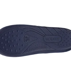 Kinderen ISOTONER Junior Gestreepte Mocassin Sloffen Navy