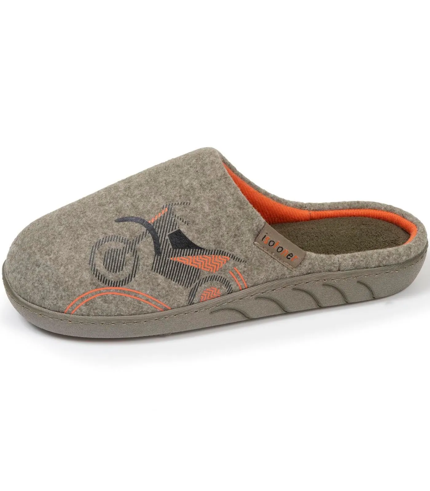 Kinderen ISOTONER Junior muiltjes kaki gevlekt