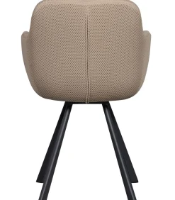 WOOOD Juno Eetkamerstoelen - Mesh - Naturel - Set van 6