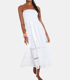 DAMES Banana Moon Jurk die omgezet kan worden naar een witte rok MAGALIA SEALBEACH