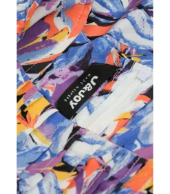 Kinderen J&JOY Jurk met ruches en floral print