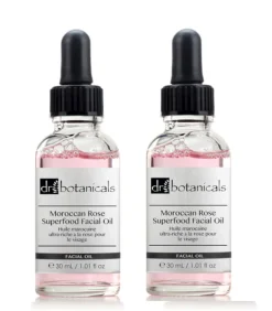 Dr Botanicals K2 DB Marokkaanse Roos Superfood Gezichtsolie 30ml X 2