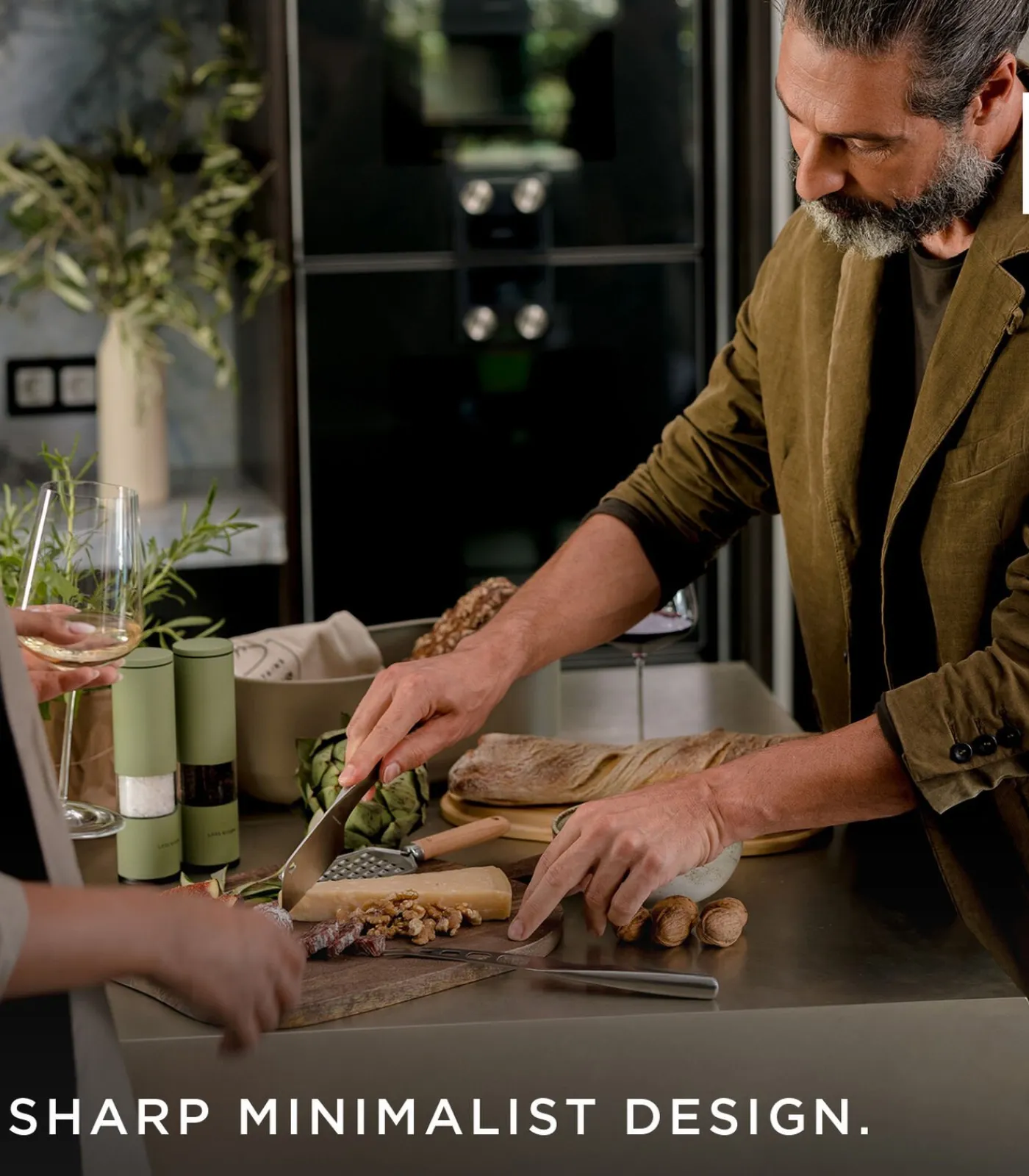 Kaasmessenset roestvrij staal 'Nedskæring' Keukenmessen