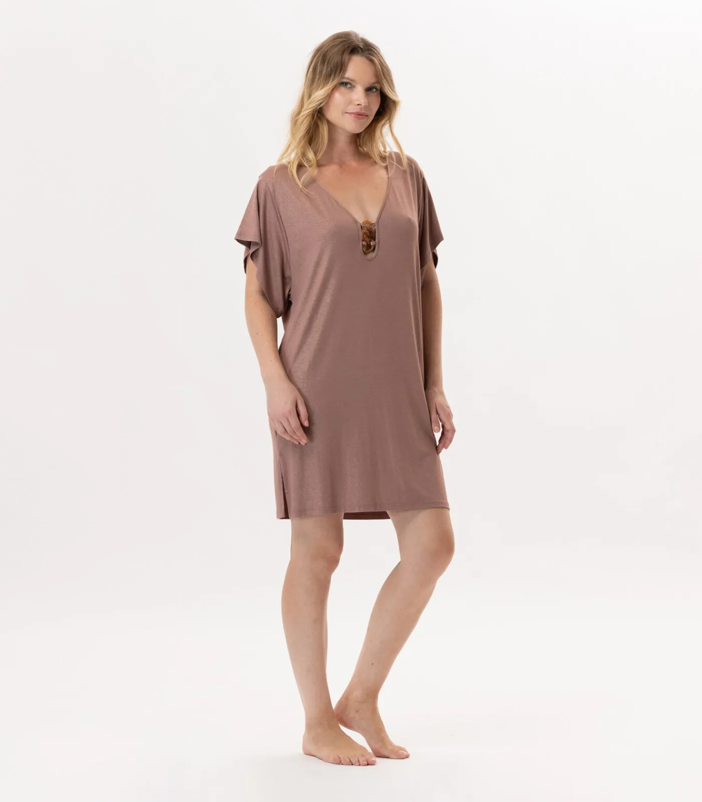 Outlet Kaftan in viscose RAMATUELLE 940 DAMES Loungewear